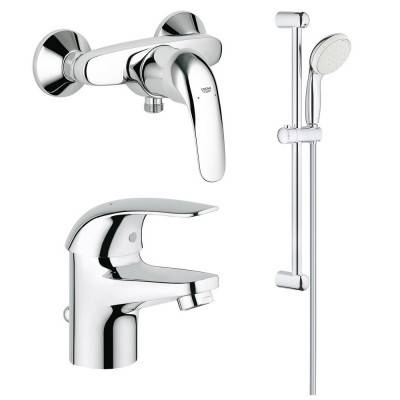 Будкрам купити Набір змішувачів Grohe Euroeco 123232S