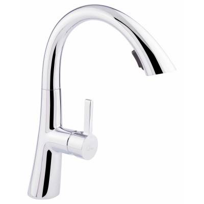 Будкрам купити Змішувач для кухні Qtap Cult CRM 007F з висувним виливом