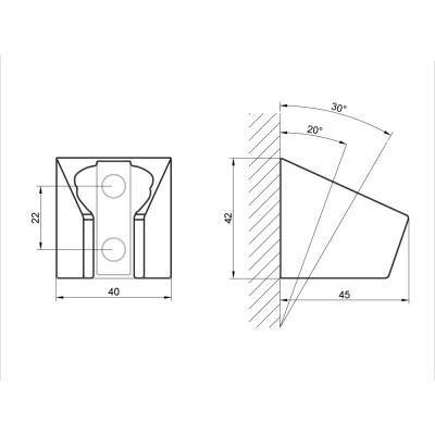 Будкрам купить Кронштейн для ручного душа Lidz (NKS) 48 31 000 00 Кронштейн для ручного душа Lidz (NKS) 48 31 000 00 4