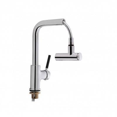 Будкрам купить Смеситель для кухни Qtap Inspai CRM 013F с выдвижным изливом Смеситель для кухни Qtap Inspai CRM 013F с выдвижным изливом 5