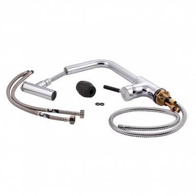 Будкрам купить Смеситель для кухни Qtap Inspai CRM 013F с выдвижным изливом Смеситель для кухни Qtap Inspai CRM 013F с выдвижным изливом 8