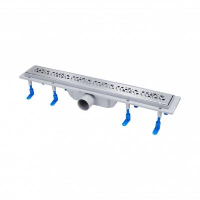 Будкрам купить Трап Qtap Dry FC304-600 линейный с сухим затвором и нержавеющей решеткой 600х73