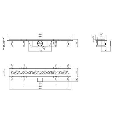 Будкрам купить Трап Qtap Dry FC304-600 линейный с сухим затвором и нержавеющей решеткой 600х73 Трап Qtap Dry FC304-600 линейный с сухим затвором и нержавеющей решеткой 600х73 4
