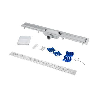 Будкрам купить Трап Qtap Dry FC304-800 линейный с сухим затвором и нержавеющей решеткой 800х73 Трап Qtap Dry FC304-800 линейный с сухим затвором и нержавеющей решеткой 800х73 8