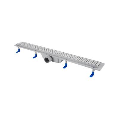 Будкрам купить Трап Qtap Dry FB304-800 линейный с сухим затвором и нержавеющей решеткой 800х73