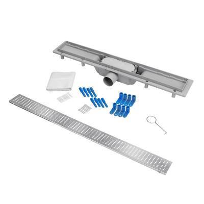 Будкрам купить Трап Qtap Dry FB304-800 линейный с сухим затвором и нержавеющей решеткой 800х73 Трап Qtap Dry FB304-800 линейный с сухим затвором и нержавеющей решеткой 800х73 8