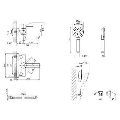 Будкрам купить Смеситель для ванны Lidz (NKS) 11 31 006-1 Смеситель для ванны Lidz (NKS) 11 31 006-1 3