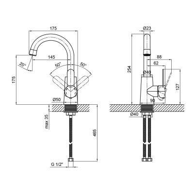 Будкрам купить Смеситель для кухни Lidz (NKS) 11 31 014F-5 Смеситель для кухни Lidz (NKS) 11 31 014F-5 4