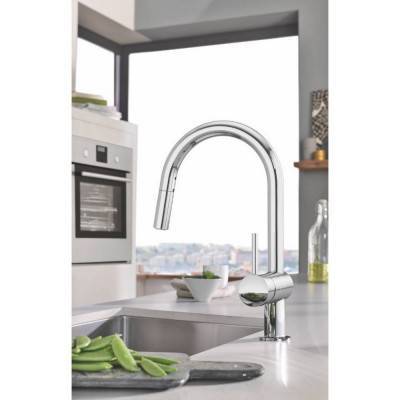 Будкрам купить Смеситель для кухни с выдвижным изливом Grohe Minta 32321002 Смеситель для кухни с выдвижным изливом Grohe Minta 32321002 7