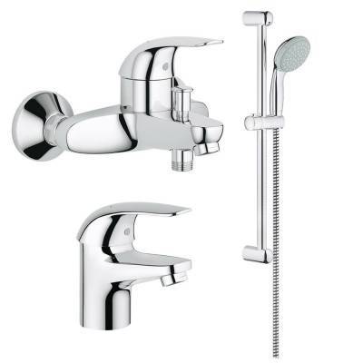 Будкрам купити Набір змішувачів Grohe Euroeco 124428