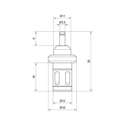 Будкрам купить Термоэлемент Icma для антиконденсационного клапана 70°C №9023 Термоэлемент Icma для антиконденсационного клапана 70°C №9023 3