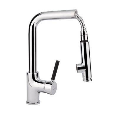 Будкрам купить Смеситель для кухни Qtap Inspai CRM 007F с выдвижным изливом Смеситель для кухни Qtap Inspai CRM 007F с выдвижным изливом 5