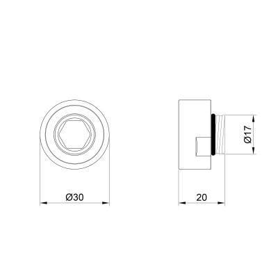 Будкрам купити Гайка для виливу Lidz (CRM) 46 01 273 00 Гайка для виливу Lidz (CRM) 46 01 273 00 3