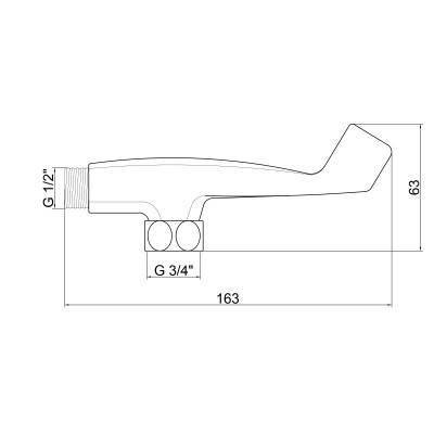 Будкрам купить Кронштейн для ручного душа Lidz (CRM) 49 00 109 00 Кронштейн для ручного душа Lidz (CRM) 49 00 109 00 3