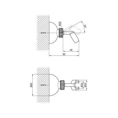 Будкрам купить Кронштейн для ручного душа Lidz (CRM) 49 00 111 00 Кронштейн для ручного душа Lidz (CRM) 49 00 111 00 4