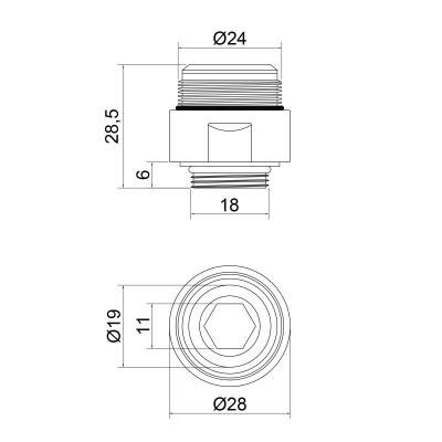 Будкрам купити Перехідник Lidz (CRM) 46 01 273 01 Перехідник Lidz (CRM) 46 01 273 01 4