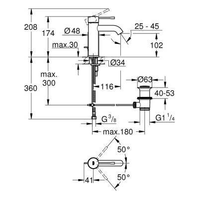Будкрам купить Смеситель для раковины Grohe Essence 23589001 Смеситель для раковины Grohe Essence 23589001 4