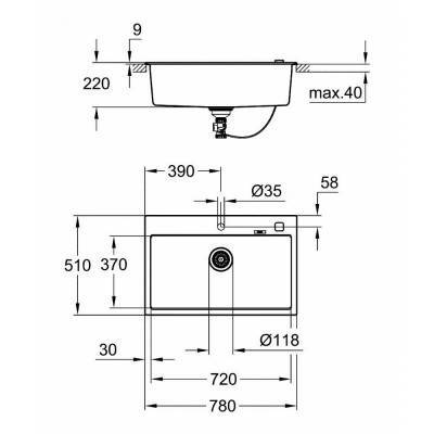 Будкрам купить Кухонная мойка Grohe Sink K700 31652AT0 Кухонная мойка Grohe Sink K700 31652AT0 4