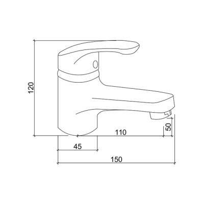 Будкрам купить Смеситель для раковины Brinex 36W 001 Смеситель для раковины Brinex 36W 001 4