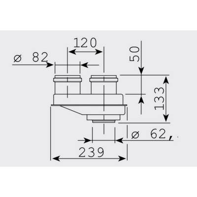 Будкрам купити Адаптер Sime для традиційного казана 60/100 - 80/80 Адаптер Sime для традиційного казана 60/100 - 80/80 4