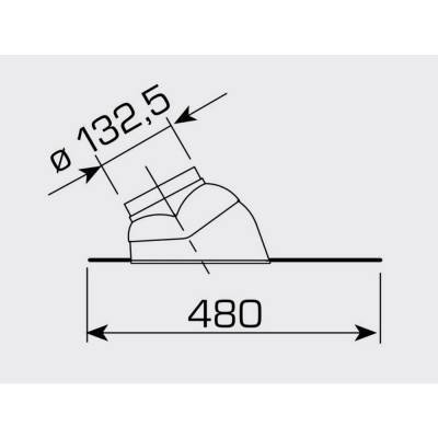 Будкрам купити Шарнір кришний Sime для коаксіального димоходу Шарнір кришний Sime для коаксіального димоходу 4