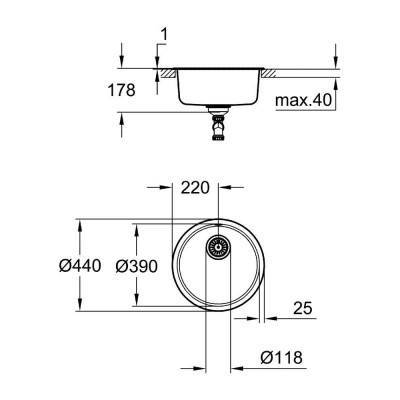 Будкрам купить Кухонная мойка Grohe Sink K200 31720SD0 Кухонная мойка Grohe Sink K200 31720SD0 4