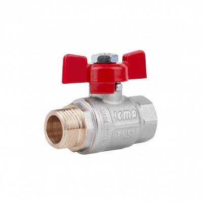 Будкрам купити Кран кульовий Icma 1/2" прямий №351