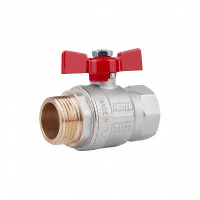 Будкрам купити Кран кульовий Icma 1" прямий №351