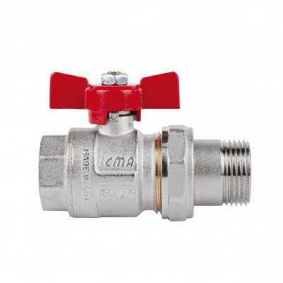 Будкрам купить Кран шаровой "Американка" Icma 3/4" прямой №347 Кран шаровой "Американка" Icma 3/4" прямой №347 5