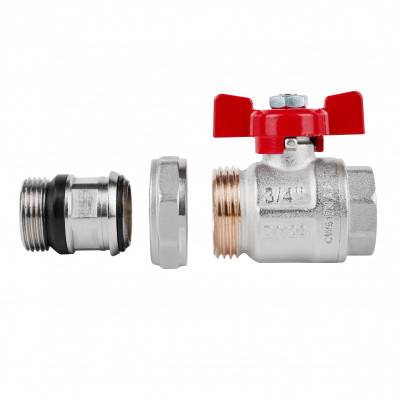 Будкрам купить Кран шаровой "Американка" Icma 3/4" с антипротечкой прямой №348 Кран шаровой "Американка" Icma 3/4" с антипротечкой прямой №348 6