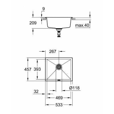 Будкрам купить Кухонная мойка Grohe Sink K700 Undermount 31654AT0 Кухонная мойка Grohe Sink K700 Undermount 31654AT0 4