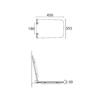 Будкрам купить Унитаз подвесной Azzurra Prua PRU100EB1SOSKPRU1800F безободковый Унитаз подвесной Azzurra Prua PRU100EB1SOSKPRU1800F безободковый 5