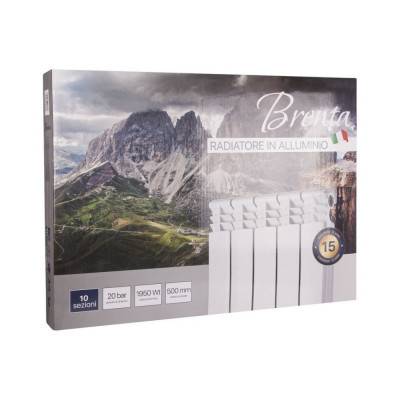Будкрам купити Радіатор алюмінієвий Brenta 500х80 Радіатор алюмінієвий Brenta 500х80 9
