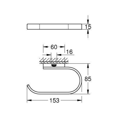 Будкрам купити Тримач для туалетного паперу Grohe Selection 41068000 Тримач для туалетного паперу Grohe Selection 41068000 4