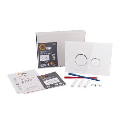 Будкрам купить Панель смыва для унитаза Qtap Nest QT0111V1164GW Панель смыва для унитаза Qtap Nest QT0111V1164GW 7