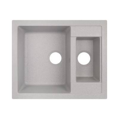 Будкрам купить Кухонная мойка с дополнительной чашей Lidz 615x500/200 GRA-09 (LIDZGRA09615500200)