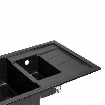 Будкрам купить Кухонная мойка с дополнительной чашей Lidz 780x495/200 BLA-03 (LIDZBLA03780495200) Кухонная мойка с дополнительной чашей Lidz 780x495/200 BLA-03 (LIDZBLA03780495200) 7