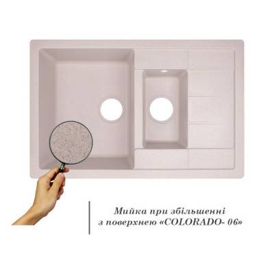 Будкрам купить Кухонная мойка с дополнительной чашей Lidz 780x495/200 COL-06 (LIDZCOL06780495200) Кухонная мойка с дополнительной чашей Lidz 780x495/200 COL-06 (LIDZCOL06780495200) 5