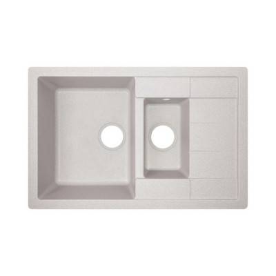 Будкрам купить Кухонная мойка с дополнительной чашей Lidz 780x495/200 GRA-09 (LIDZGRA09780495200)