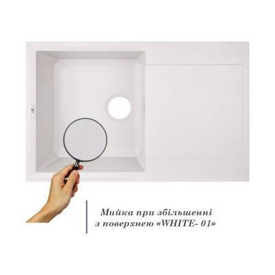 Будкрам купить Кухонная мойка Lidz 790x495/230 WHI-01 (LIDZWHI01790495230) Кухонная мойка Lidz 790x495/230 WHI-01 (LIDZWHI01790495230) 5