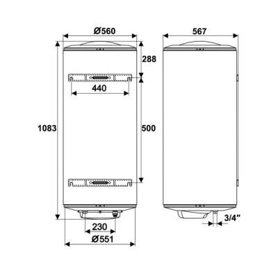 Будкрам купити Водонагрівач Tesy MaxEau 150 л, сухий ТЕН 2х1,2 кВт (GCV1505624CD06S2RC) 304064 Водонагрівач Tesy MaxEau 150 л, сухий ТЕН 2х1,2 кВт (GCV1505624CD06S2RC) 304064 4