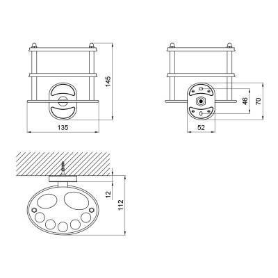 Будкрам купить Держатель для зубных щеток Lidz (CRM) 114.08.10 Держатель для зубных щеток Lidz (CRM) 114.08.10 4