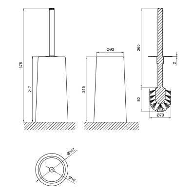 Будкрам купить Ершик для унитаза Lidz (WHI) 121.05.12 Ершик для унитаза Lidz (WHI) 121.05.12 4