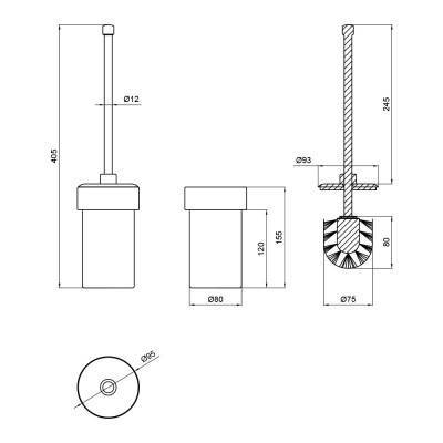 Будкрам купить Ершик для унитаза Lidz (CRG) 121.05.05 Ершик для унитаза Lidz (CRG) 121.05.05 4