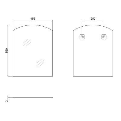 Будкрам купить Зеркало Lidz 140.07.01 455х590 Зеркало Lidz 140.07.01 455х590 4