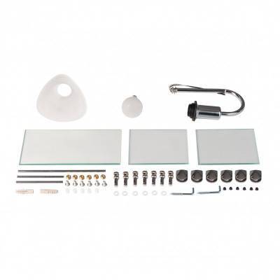 Будкрам купити Дзеркало Lidz 140.07.05 480х675х100 зі світильником та з 3-ма полицями Дзеркало Lidz 140.07.05 480х675х100 зі світильником та з 3-ма полицями 8