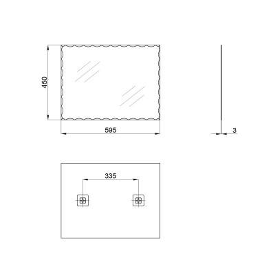 Будкрам купить Зеркало Lidz 140.07.12 450х600 Зеркало Lidz 140.07.12 450х600 4