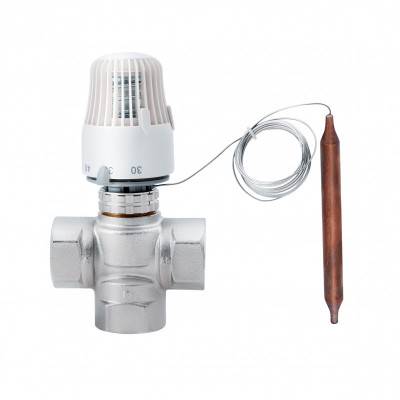 Будкрам купить Кран смесительный трехходовой SD Forte 1" М30х1,5 с термоголовкой SF362W25 Кран смесительный трехходовой SD Forte 1" М30х1,5 с термоголовкой SF362W25 4