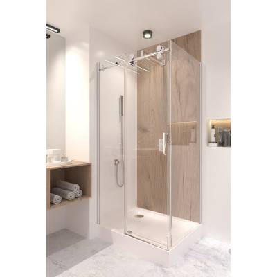 Будкрам купить Душевая кабина Qtap Aries CRM1018RC8 100х80 см, стекло Clear 8 мм без поддона Душевая кабина Qtap Aries CRM1018RC8 100х80 см, стекло Clear 8 мм без поддона 11