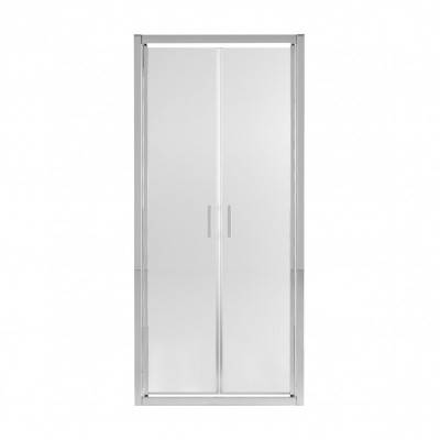 Будкрам купить Душевая дверь в нишу Qtap Gemini CRM209.C6 90х190 см, стекло Clear 6 мм, покрытие CalcLess